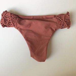 MIKOH bikini bottoms in lychee